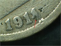 1911 DDO Liberty Head ERROR Nickel