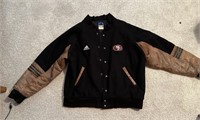 49ers Leather & Wool Jacket