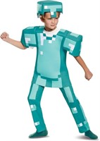 MINECRAFT ARMOUR DELUXE COSTUME SIZE SMALL (4-6y)