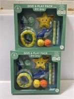 Two packs Dive & Play Pool Toys