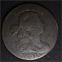1801 DRAPED BUST LARGE CENT, VG
