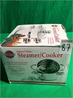 STEAMER OR COOKER 18/10 STAINLESS STEEL 1QT./
