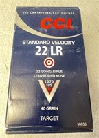 (500) Rnds 22LR, CCI Standard Velocity