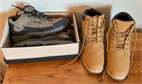 Weeboo Boots & New Balance Hiking Shoes (2) 8.5