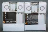 OEKO-Tex Total Blackout 84" Gromet Panels  (4)