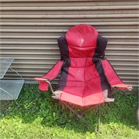RED &  BLACK CAMP CHAIR
