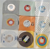 Set Of Nine 45's As Shown