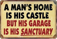 NEW! A Man's home is his Castle but his Garage is