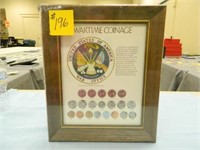 Wartime Coinage in a Frame