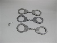 Three Pair Of Handcuffs W/One Key
