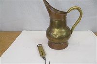 Brass Pitcher 14"H & Chatillon &  Sons Seales
