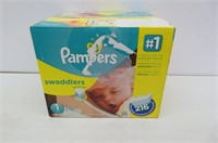Pampers Swaddlers Diapers Size 1, Economy Pack