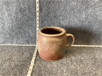 Old Stoneware Vase with Handle