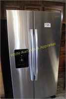 Amana S/S Refrigerator w/Ice Through Door