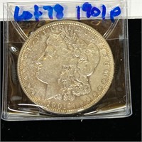 1901 - P Morgan Silver $ Coin