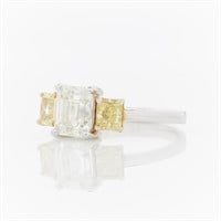 Oscar Friedman 18k Gold Diamond Ring