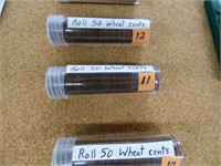 ROLL OF 50 WHEAT CENTS