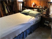 Queen Bookcase Bed (Bedding sells next ~ See below