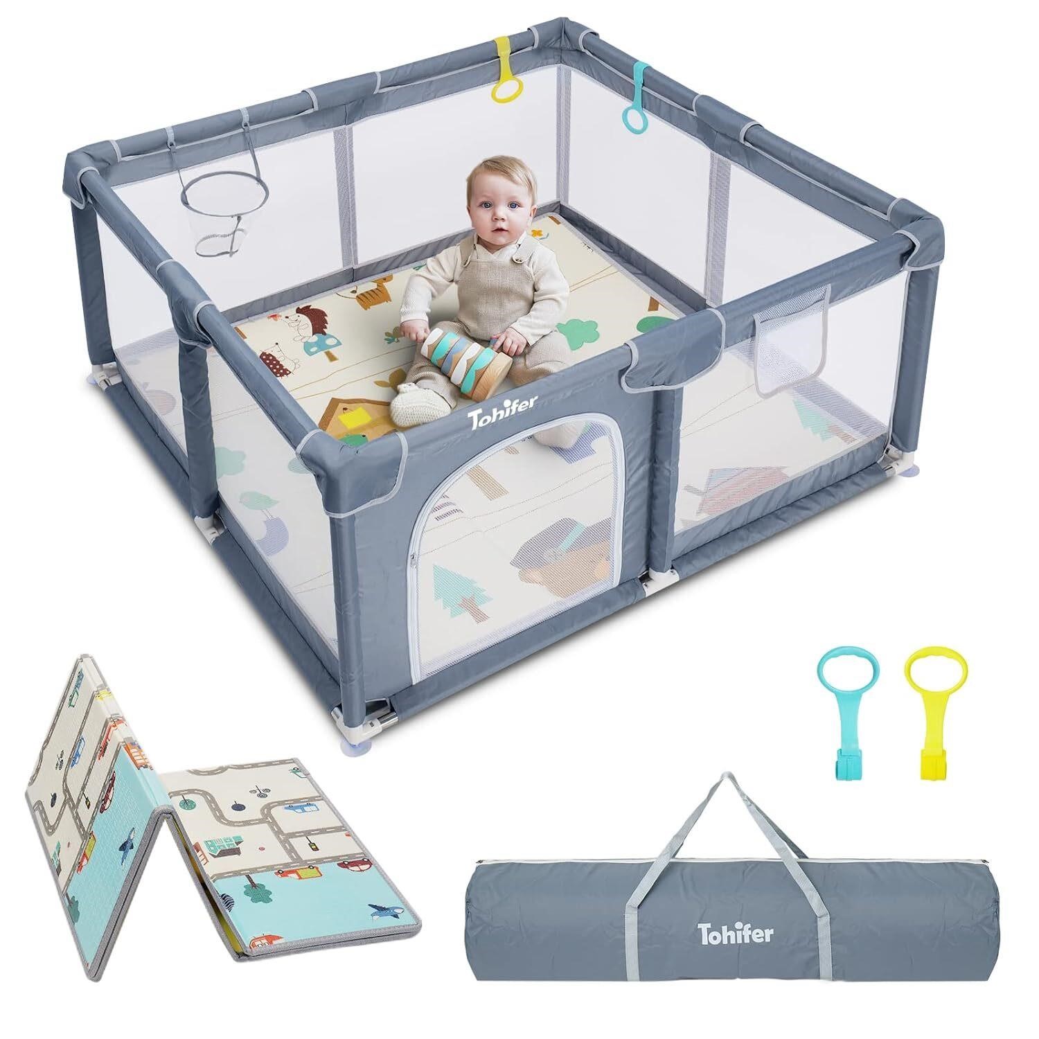 Baby Playpen  Safe No Gaps 47x47x26.5