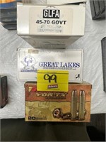 (2) BOXES OF GREAT LAKES 45-70 GOVT 300 GR HP, 20