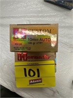 (2) BOXES OF HORNADY 10MM AUTO 180 GR XTP, 20