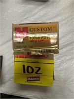 (2) BOXES OF HORNADY 10MM AUTO 180 GR XTP, 20
