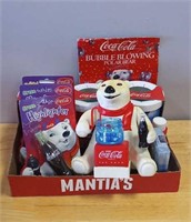 Coca-Cola Collection..Bubble Blowing Polar Bear,