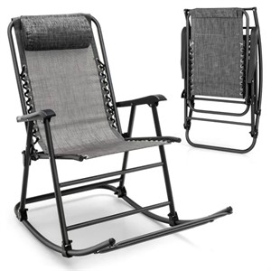 Costway Patio Camping Rocking Chair