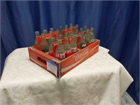 Vintage Coca Cola Crate with Bottles