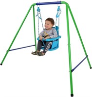 FUNJUMP Toddler Swing Playset, Indoor/Outdoor Fold
