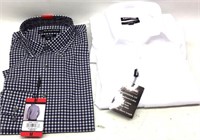 (2) Med Men’s Dress Shirts- Kirkland/BC Clothing