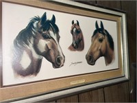 Framed Horse Print By Shannon Blaine