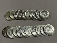 ROLL OF 1964 UNCIRCULATED KENNEDY HALVES