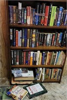 Books on bookshelf