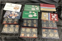 UNCIRCULATED COIN SETS / USA / 3 PCS