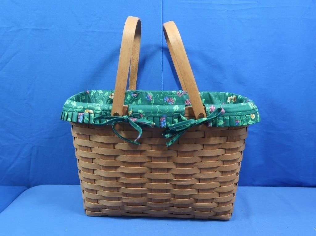 Longaberger Basket w/Liner