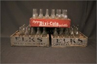 Elks & Dixi-Cola Bottles & Crates