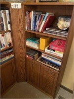 BOOKCASE & BOOKS See Desc. for Measurement