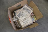 Box of Old Sportsman Catalogs & Magazines