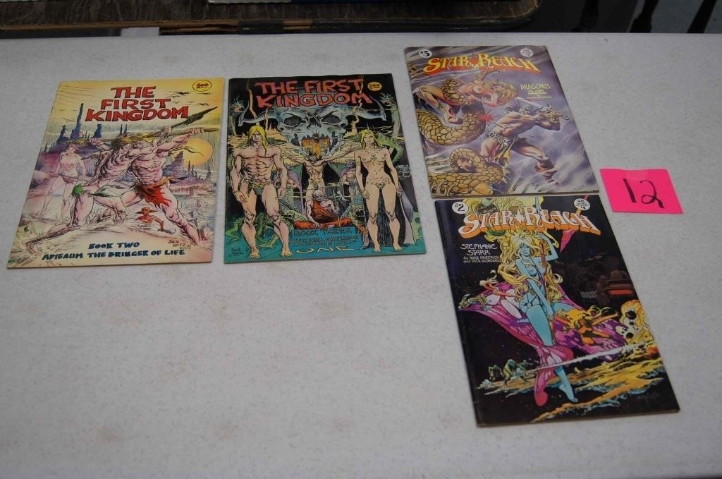 (4) Comic Books – Star Reach #2 & #3 1975 / 2- The