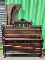 19th C. Eastlake Style Full Size Bedstead