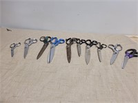 10 Pair's of Scissors