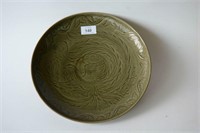 Large Chinese Longquan 'Phoenix' Plate,