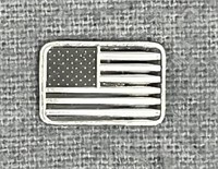 1 Gram .999 Silver Bar With American Flag Theme