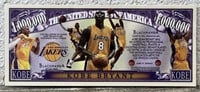 Kobe Bryant "The Black Mamba" Tribute One Million