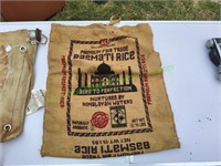 Basmati Rice Burlap Sack