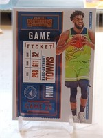 Karl-Anthony Towns 2021 Contenders Game Ticket