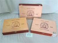3 Honduras Cigar Boxes