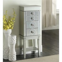 Madison Silver Jewelry Armoire