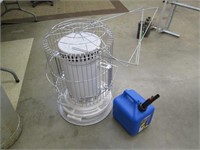 Kerosene heater & can
